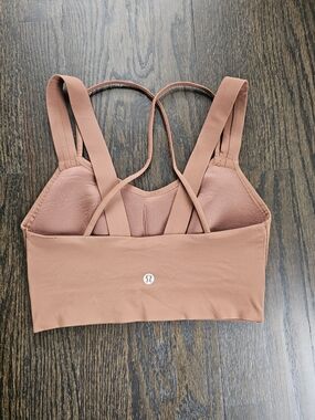 lululemon athletica Strappy Sports Bra in Terracotta